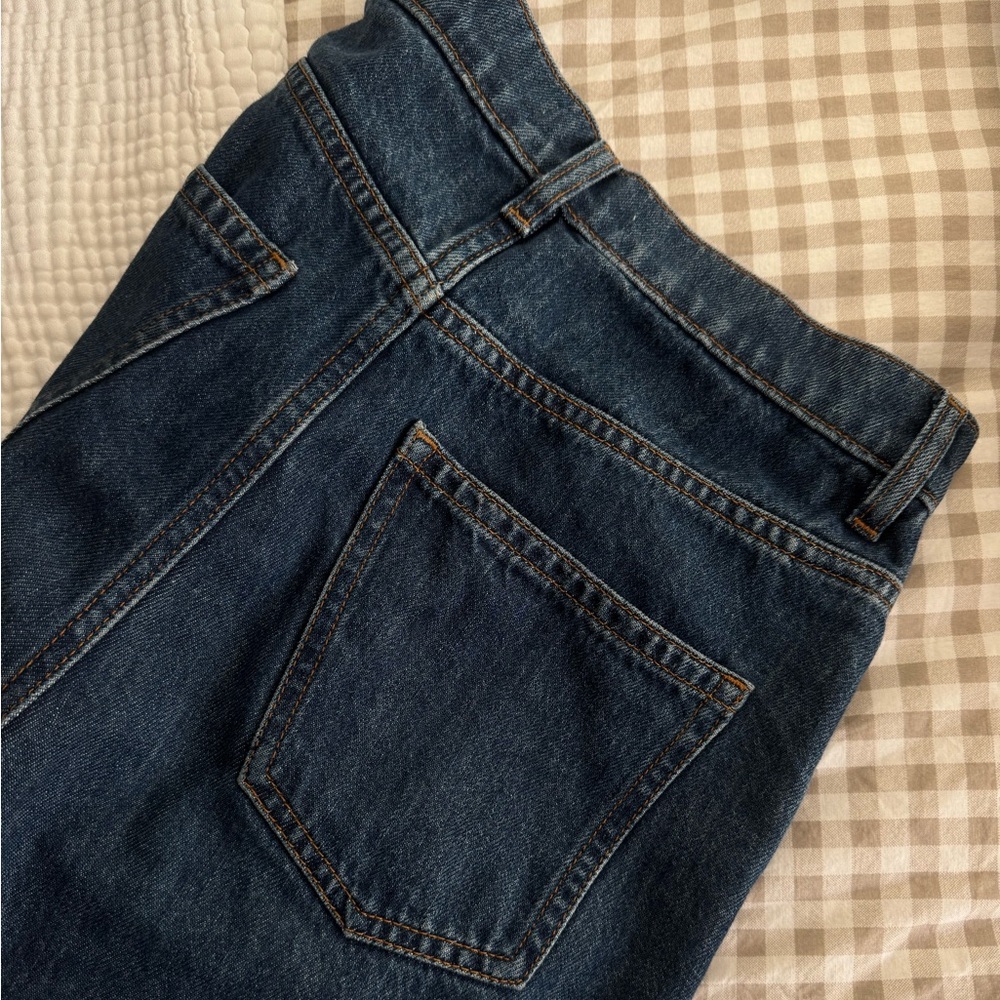 & Other Stories Dark Blue High Rise Jeans - Picture 3 of 4